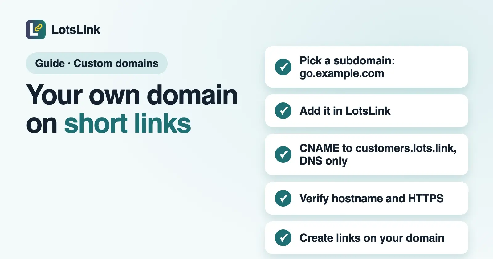 How to Connect a Custom Domain for Branded Short Links (DNS Steps)